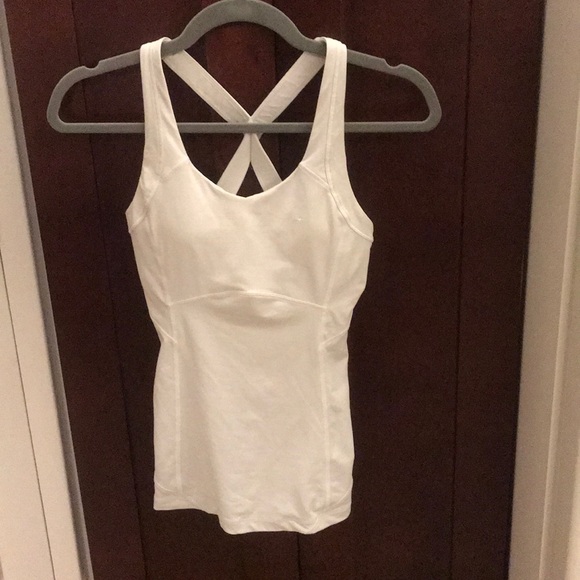 Lululemon tank top size 4 white - Picture 1 of 4